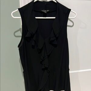 Elegant Black Sleeveless Top
